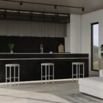 Calisco Lusida Black kuvars tezgah, uygulama görseli 2