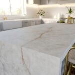 Çimstone Amber kuvars tezgah, uygulama görseli 4
