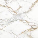 Çimstone Calacatta Anka kuvars tezgah dokusu