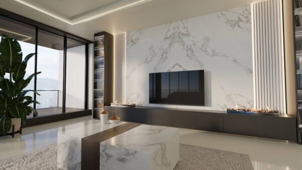 Çimstone Everest kuvars tezgah, uygulama görseli 4