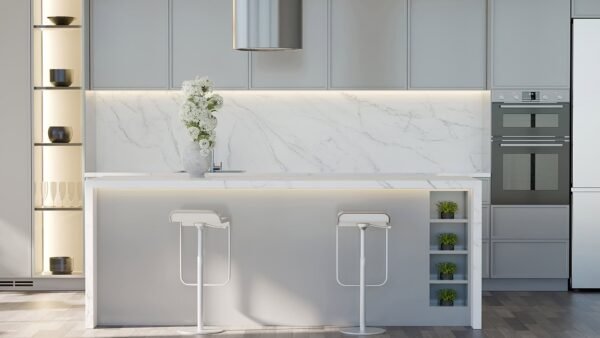 Çimstone Podima kuvars tezgah, uygulama görseli 1