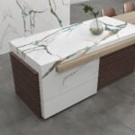 Coante Calacatta Jade kuvars tezgah, uygulama görseli 1