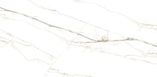 Coante Cracked Calacatta kuvars tezgah dokusu