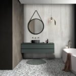 Coante Silva Wood White kuvars tezgah, uygulama görseli 1