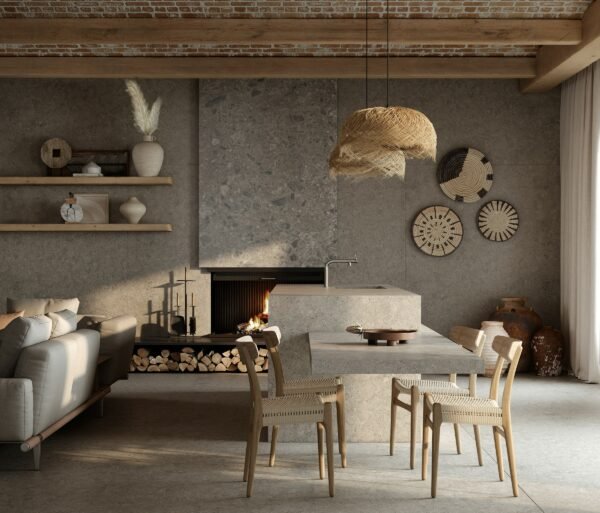 Dekton Grigio tezgah, uygulama görseli 1