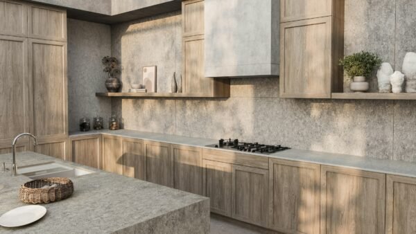 Dekton Grigio tezgah, uygulama görseli 2