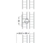 Ahşap Kayar Kapak Seti, Häfele HANGROLLER 30-MF, Karma Kayan, 19-21 mm – 3k 19-22mm – görsel 2