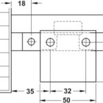 Ahşap Kayar Kapak Seti, Häfele HANGROLLER 30-MF, Karma Kayan, 19-21 mm – 3k 19-22mm – görsel 3