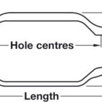 Akslı kulp, D Kol, Zamak, Häfele Déco – PASSO antrasit 320mm – görsel 3