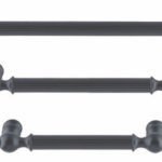 Akslı Kulp, Häfele CALISTO MK, Pirinç/Zamak – mat siyah 224mm – görsel 2