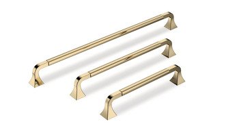 Akslı Kulp, Häfele ELMER, Zamak – parlak pirinç 256mm