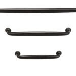 Akslı Kulp, Häfele FERMO, Zamak – mat siyah 320mm
