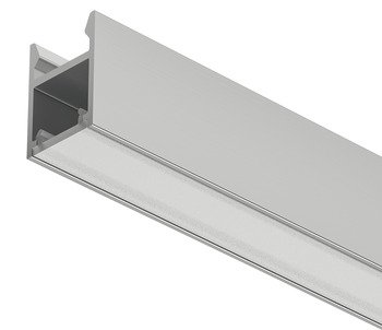 Alttan montaj için profil, 8 mm şerit LED aydınlatmalar için Häfele Loox5 profil 2103 – YM alüminyum gümüş 3m