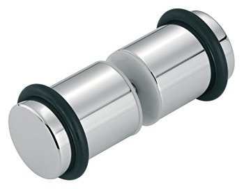 Arka arkaya topuz seti, Aquasys – Cam kapı kulpu yuvarlak krom p. 32x40mm (çift)