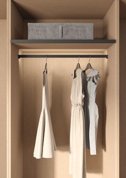 Askı Borusu, Kesseböhmer Conero – siyah 1219x15x30mm – görsel 3