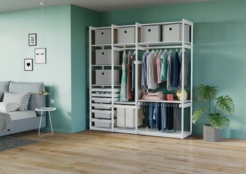 Askı borusu, Şerit LED aydınlatmalar 8 mm için Häfele Dresscode profili 5104 – FRAME antrasit 2.5m – görsel 3