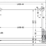 Asma dosya seti, Häfele Matrix Box P Plus Çekmece Kenarları için – askılık 507/530mm – görsel 3
