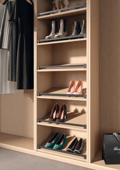 Ayakkabı galeri rayı, Kesseböhmer Conero – Ayakkabılık tutucu ant582x24x38mm – görsel 3