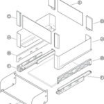 Ayakkabı rafı çekmeli sistem, Kesseböhmer Conero, 168 H – Ayakkabılık siyah 168/760-820mm – görsel 3