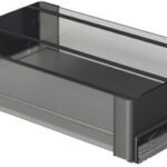Ayakkabı rafı çekmeli sistem, Kesseböhmer Conero, 168 H – Ayakkabılık siyah 168/760-820mm