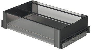 Ayakkabı rafı çekmeli sistem, Kesseböhmer Conero, 168 H – Ayakkabılık siyah 168/760-820mm