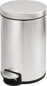 Banyo Çöp Kutusu, Häfele SOFTEX, 12 lt – Pedallı kutusu,12L,pasl.çel.