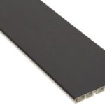 Baza Profili, Häfele TAPE, PVC Üzeri Alüminyum Kaplama – TAPE07 profili,12x400cm,fırç.siyah