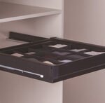 Bölmeli Çekmece, Häfele SELECT, Tam Açılım Yavaşlatıcılı Gizli Raylı – siyah 60cm – görsel 2