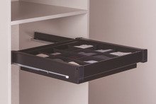 Bölmeli Çekmece, Häfele SELECT, Tam Açılım Yavaşlatıcılı Gizli Raylı – siyah 60cm – görsel 2