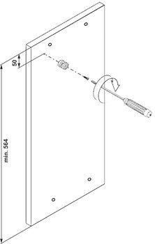 Çamaşır Sepetleri, Häfele BOXY II – sepeti 500mm antrasit – görsel 3
