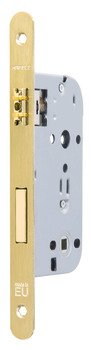 Çarpma Kapı Kilidi, Häfele WC (Banyo Tip), H50.03, 50 mm Seren Mesafeli – kilit p.pirinç 50/20mm