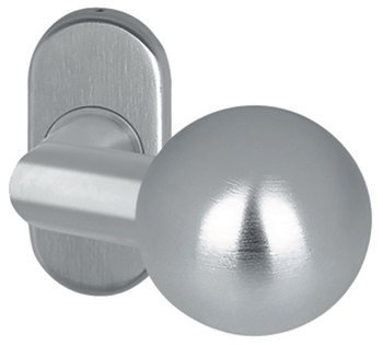 Çekme Kollar ve Kapı Plakaları, Häfele BALL-THIN II – Topuz kol seti paslanmaz çelik mat