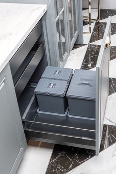 Çekmece İçi Çöp Kutusu, Häfele MIX – antrasit 12l