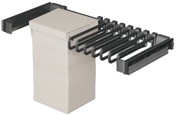 Çekmeli sistem pantolon askısı ve çamaşır çekmeli sistem, Kesseböhmer Conero, 72 H – çam çek.syh 72/810-870mm