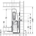 Çift Yanaklı Çekmece Sistemi, Häfele MATRIX BOX P, Çekmece Seti, 18 mm Ahşap Kalınlığı İçin – P,beyaz,18/92/500mm,db. –