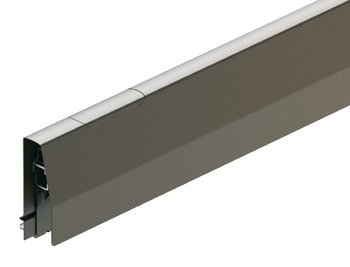 Çift Yanaklı Çekmece Sistemi, Häfele Matrix Box P, Çekmece Yanağı, 18 mm Ahşap Kalınlığı İçin – Yanak antrasit 18/92/500