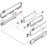 Çift Yanaklı Çekmece Sistemi, Häfele MATRIX BOX P, Eviye Altı Çekmece Seti, 18 mm Ahşap Kalınlığı İçin – Evy.çek,byz,18/