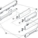 Çift Yanaklı Çekmece Sistemi, Häfele Matrix Box P, Eviye Altı Çekmece Seti, 18 mm Ahşap Kalınlığı İçin – P35 antrasit 18