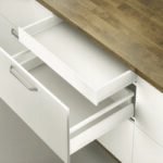 Çift Yanaklı Çekmece Sistemi, Häfele Matrix Box P, İç Çekmece Seti, 18 mm Ahşap Kalınlığı İçin – MBox P50 VIS gri 18/92/
