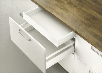 Çift Yanaklı Çekmece Sistemi, Häfele Matrix Box P, İç Çekmece Seti, 18 mm Ahşap Kalınlığı İçin – MBox P50 VIS çek antras