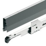 Çift Yanaklı Çekmece Sistemi, Häfele Matrix Box P, İç Çekmece Seti, 18 mm Ahşap Kalınlığı İçin – MBox P50 VIS çek antras
