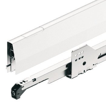 Çift Yanaklı Çekmece Sistemi, Häfele Matrix Box P, Yuvarlak Bordürlü Çekmece Seti, 18 mm Ahşap Kalınlığı İçin – P35 bord