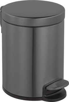 COMFY Pedallı çöp kutusu, 5 lt, yavaşlatıcılı, Häfele COMFY, 5 lt – kutusu,5L,titanyum