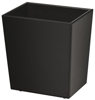Çöp kutusu, suni deri, 10 litre – PELLE kutusu,10l,siyah