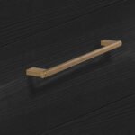 D kol, Alüminyum – Kulp mat siyah 256mm – görsel 3