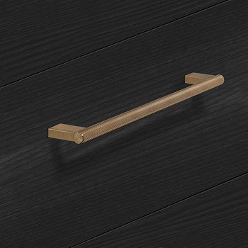 D kol, Alüminyum – Kulp mat siyah 256mm – görsel 3