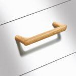 D Kol, Häfele Déco H2520, ahşap – Kulp siyah meşe 160mm – görsel 3