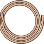 Duş Hortumu, Häfele PVC – hortumu,PVC,160cm,parlak rose