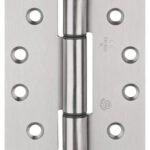 Düz menteşe, HAFELE BH13 En fazla 160 kg düz iç kapılar için – Yaprak ment.p.çel.316 mat 102x89mm
