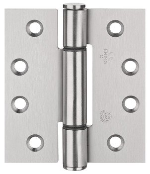 Düz menteşe, HAFELE BH13 En fazla 160 kg düz iç kapılar için – Yaprak ment.p.çel.316 mat 102x89mm